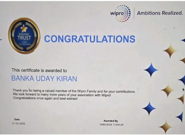 Habit Flagbearer — Building Trust certificate